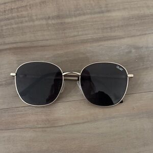 Quay Australia Gold Frame Sunglasses